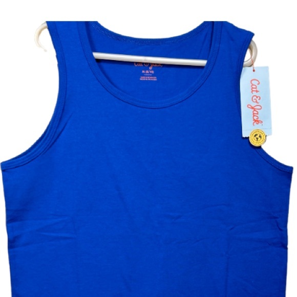 Cat & Jack Girls Tank Top Royal Blue sleevless size M 8/10 New with Tags - Picture 5 of 10